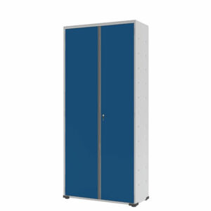armário de aço escritório organizador multiuso fechadura resistente montável perfeito ambiente lindo azul