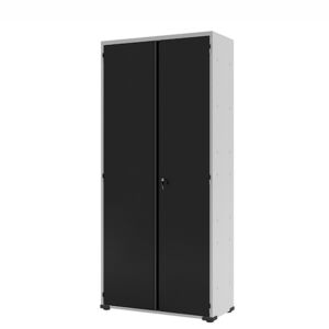 armário de aço escritório organizador multiuso fechadura resistente montável perfeito ambiente lindo preto