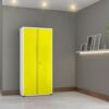 armário de aço escritório organizador multiuso fechadura resistente montável perfeito ambiente lindo amarelo