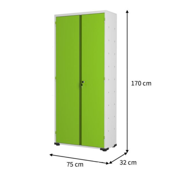 armário de aço escritório organizador multiuso fechadura resistente montável perfeito ambiente lindo verde