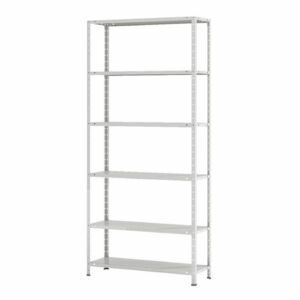 Estante de Aço Forte Reforçada Multiuso Livros Decorações Ferramentas 06 Prateleiras 2 metros cinza Estante de Aço Forte Reforçada Multiuso Livros Decorações Ferramentas 06 Prateleiras 2 metros cinza